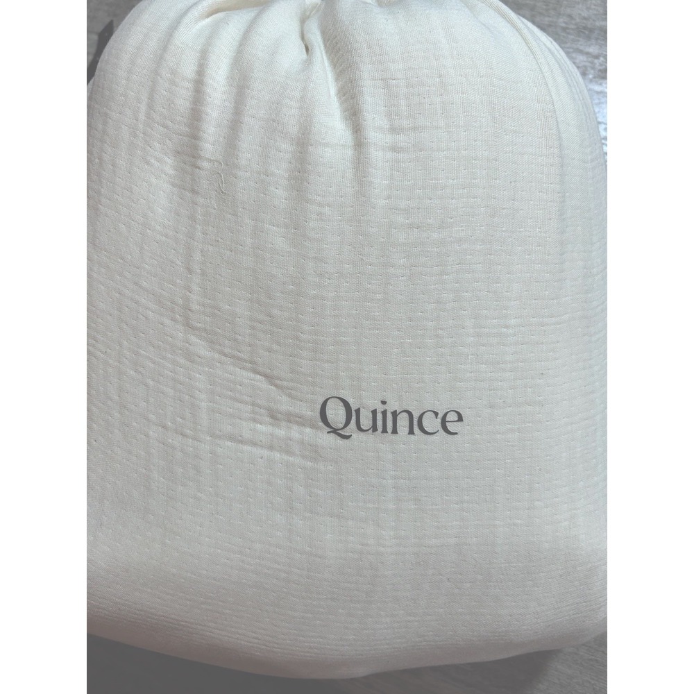 NWT QUINCE ORGANIC AIRY GAUZE DUVET COVER ONLY COTTON FULL QUEEN UNDYED